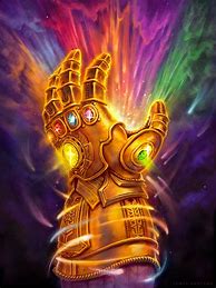 Image result for Thanos Infinity Gauntlet Art