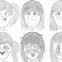 Image result for Face Expressions Clip Art Black and White