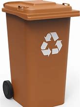 Image result for Brown Recycling Bin
