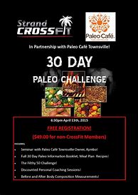 Image result for Paleo 30-Day Challenge