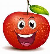 Image result for Cartoon Apple Red Color
