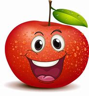 Image result for Cartoon Apple with Face and Clip Art