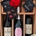 Image result for Valentine Gift Basket Champagne and Chocolate