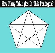 Image result for How Many Triangles in Pentagon