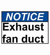 Image result for Exhaust Fan Sign