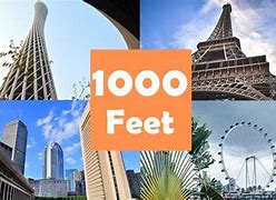 Image result for 1,000 Feet Visually