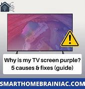 Image result for Purple Screen TV