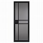 Image result for Black Glazed Internal Doors