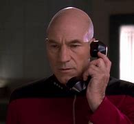 Image result for Captain Picard On Phones