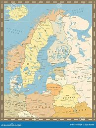 Image result for Map of Northern Europe