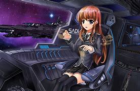 Image result for Anime Girl Galaxy Space