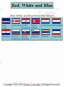 Image result for White Blue Red Horizontal Stripes