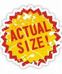 Image result for 5 by 7 Actual Size