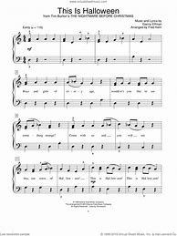 Image result for Scary Music Piano Notes Numbers