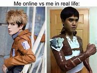 Image result for Attack On Titan Cosplay Meme