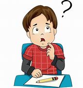 Image result for Thinking Boy Clip Art Free