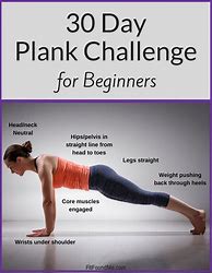 Image result for 30-Day Plank Challenge Novice
