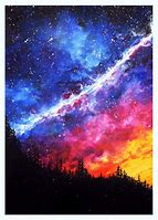 Image result for Bright Galaxy Painting