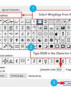 Image result for Phone Symbol in MS Word