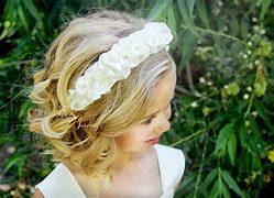 Image result for Ivory Flower Girl Headband
