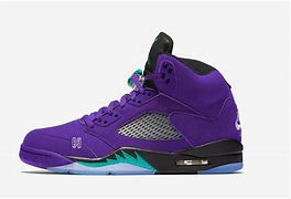 Image result for Purple Jordan 5s