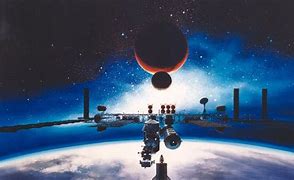 Image result for Space Station Background