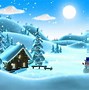 Image result for Cartoon Winter Scenery