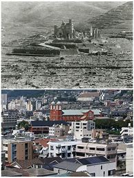 Image result for Nagasaki Before and After