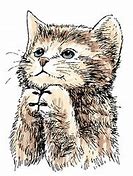 Image result for Animated Cat Praying