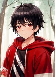 Image result for Red Hoody Guy in Ther Drak Art