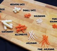 Image result for Different Kinds of Cuts in Cooking