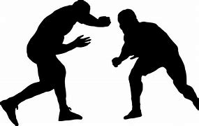 Image result for Silhouette Wrestler People