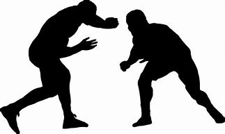 Image result for Silhouette of Wrestlers
