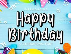 Image result for Birthday Fonts Free
