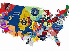 Image result for Map of NBA Teams NBA Imperialism