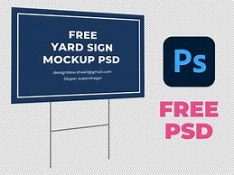 Image result for Fabric Yard Sign Mockup