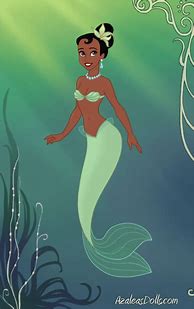 Image result for Disney Princess Tiana as Mermaid