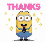 Image result for Minion Animated Thank You