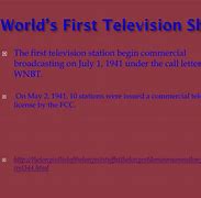 Image result for World's First TV