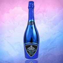 Image result for Dark Blue Champagne Bottle