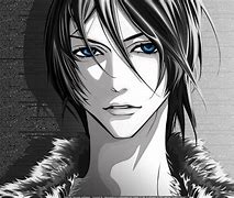 Image result for Cool Anime Boy Black and White