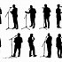 Image result for Silhouette Man at Microphone