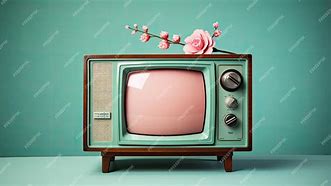 Image result for Vintage TV Setup