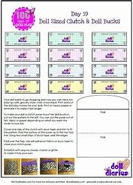 Image result for American Girl Doll Sized Printables