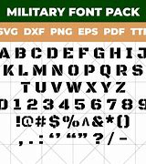 Image result for Military Block Numer Stencil