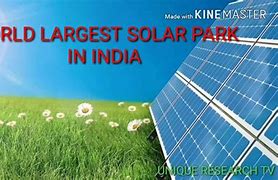 Image result for Largest Solar Park in India