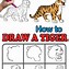 Image result for Easy Way to Draw a Tiger