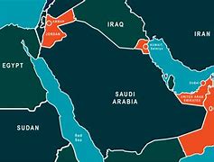 Image result for Political Map of Middle East