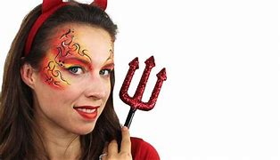 Image result for Easy Devil Face Paint