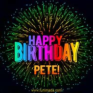 Image result for Happy Birthday Pete Sign